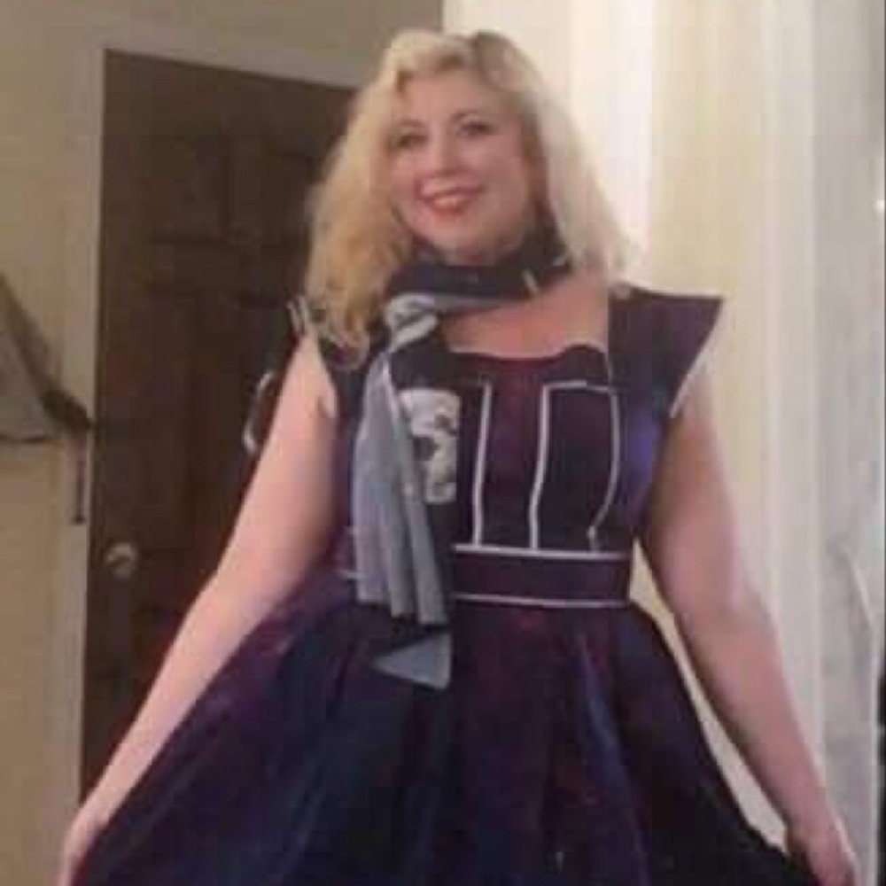 Disney The Dress Shop Tomorrowland Dress size Medium Excellent Cond.